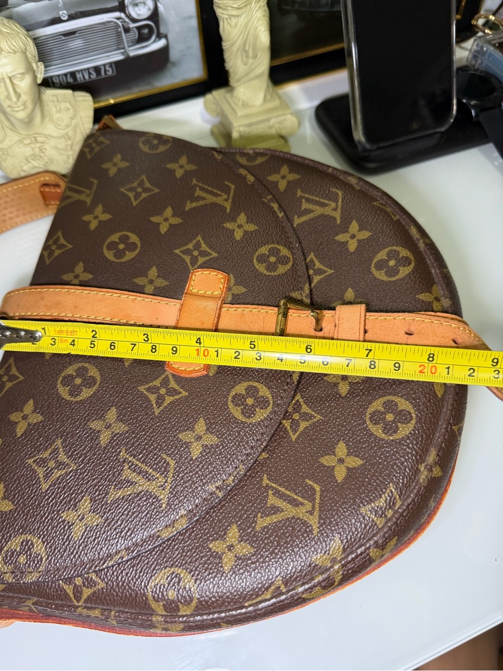 Louis Vuitton Monogram Canvas Crossbody Bag in Brown - Picture 14 of 16